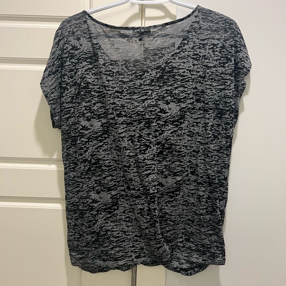 Express Black Grey Top - Picture 2 of 3
